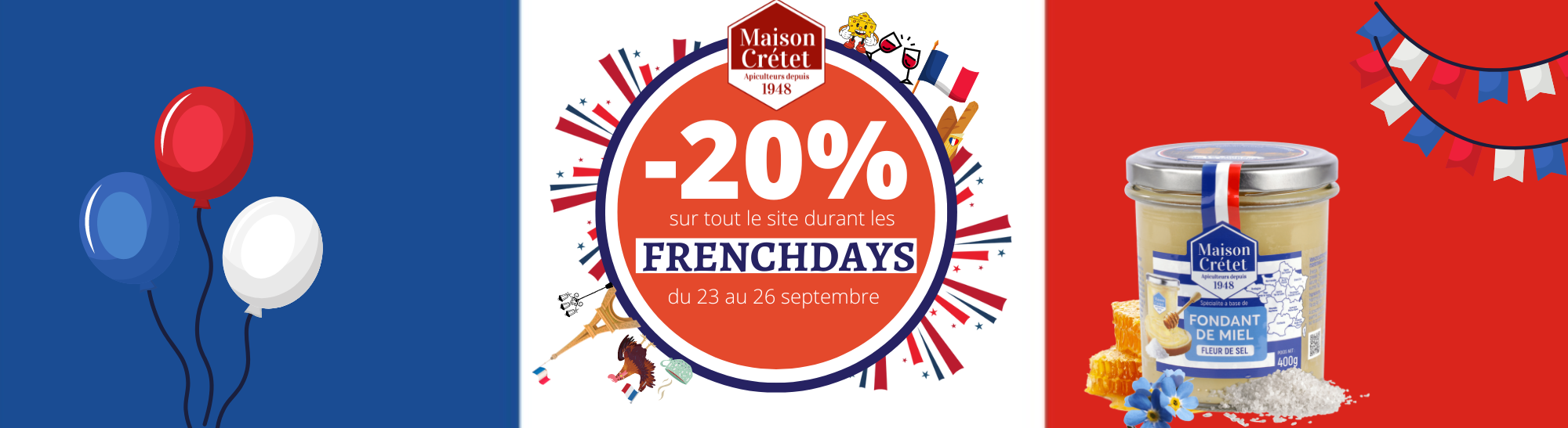 -20% de remise sur tout le site pour les Frenchdays